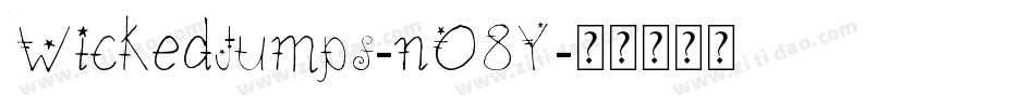 WickedJumps-nO8Y字体转换