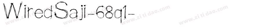 WiredSaji-68q1字体转换