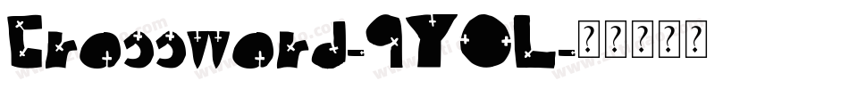 Crossword-9YOL字体转换
