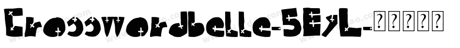 Crosswordbelle-5EyL字体转换