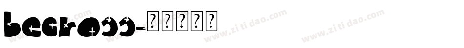 becross字体转换
