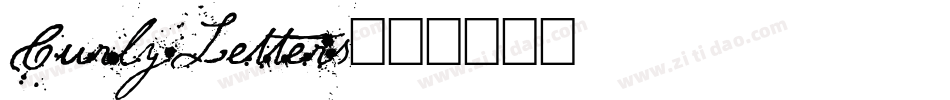CurlyLetters字体转换