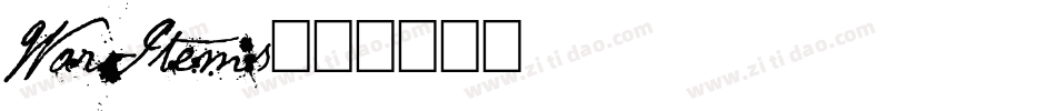 WarItems字体转换