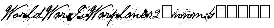 WorldWarIiWarplanes2-nnm4字体转换