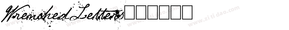 WrenchedLetters字体转换