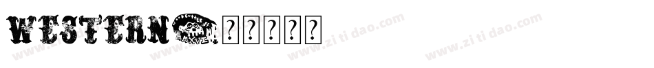 Western字体转换