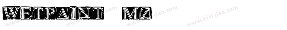 WetPaint-8Mz0字体转换