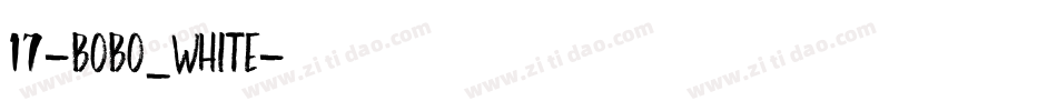 17-bobo_white字体转换