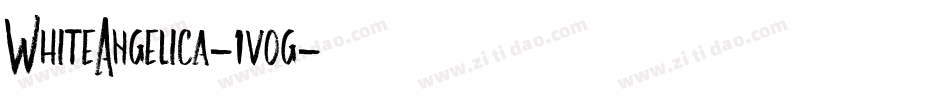 WhiteAngelica-1vog字体转换