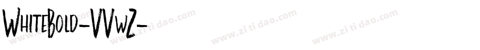WhiteBold-VVwZ字体转换