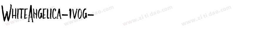 WhiteAngelica-1vog字体转换