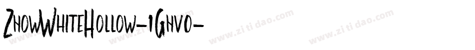 ZnowWhiteHollow-1Gnv0字体转换