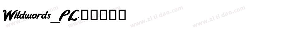 Wildwords_PL字体转换