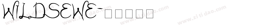 WILDSEWE字体转换