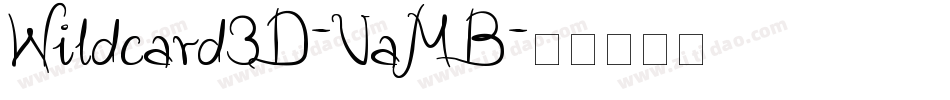 Wildcard3D-VaMB字体转换