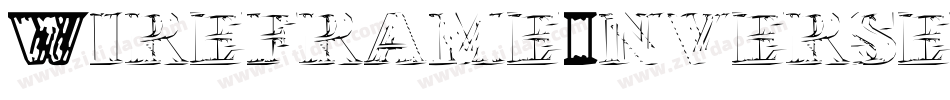 WireframeInverse-2O1ld字体转换