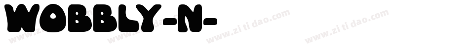 wobbly-n字体转换