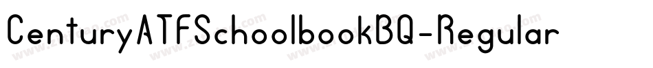 CenturyATFSchoolbookBQ-Regular字体转换