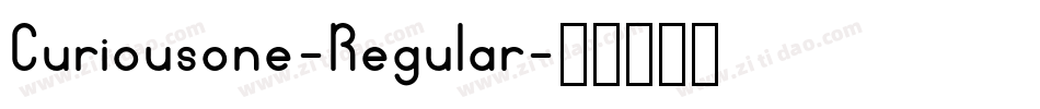 Curiousone-Regular字体转换