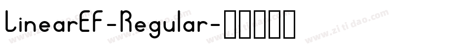 LinearEF-Regular字体转换
