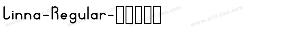 Linna-Regular字体转换
