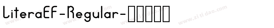 LiteraEF-Regular字体转换