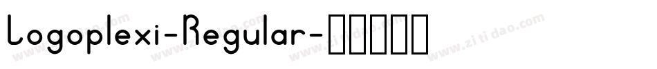 Logoplexi-Regular字体转换