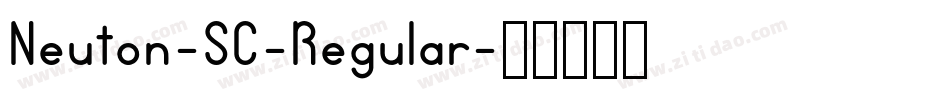 Neuton-SC-Regular字体转换