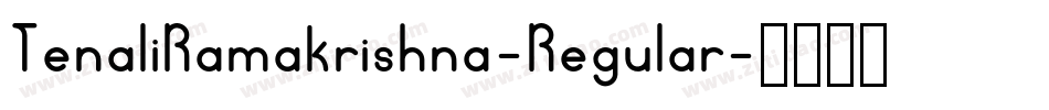 TenaliRamakrishna-Regular字体转换