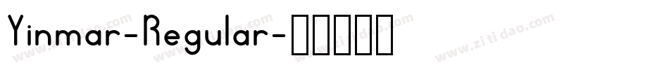 Yinmar-Regular字体转换
