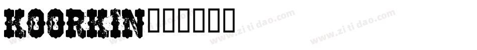 koorkin字体转换