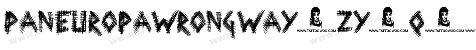 PaneuropaWrongWay-Zy6q字体转换