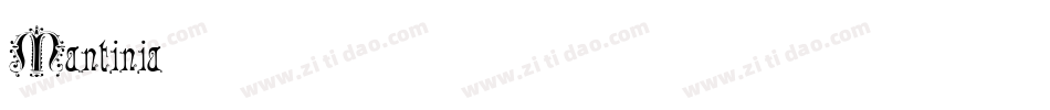 Mantinia字体转换