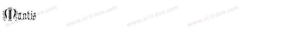 Mantis字体转换