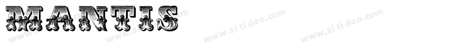 Mantis字体转换