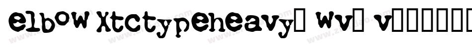 ElbowXtctypeHeavy-WV0v字体转换