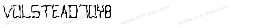 Volstead-70yB字体转换