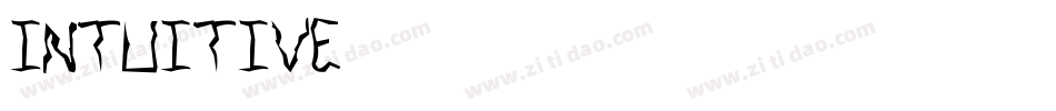 intuitive字体转换