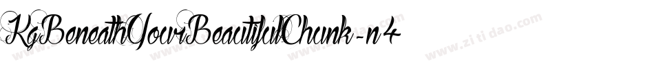 KgBeneathYourBeautifulChunk-n4JY字体转换