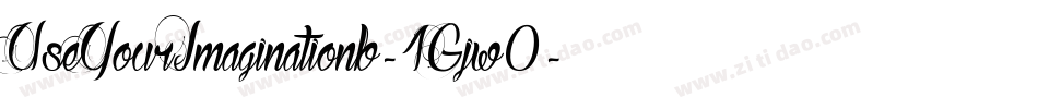 UseYourImaginationb-1Gjw0字体转换