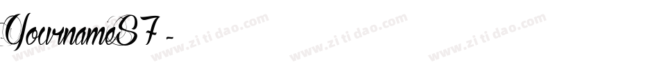 YournameS7字体转换