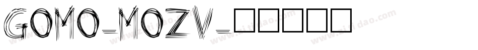 Gomo-MOZv字体转换