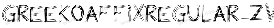 GreekoAffixRegular-ZvEz字体转换