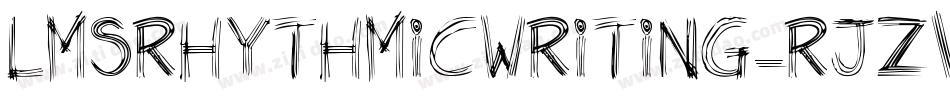 LmsRhythmicWriting-RJZv字体转换