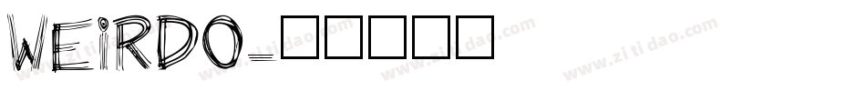 Weirdo字体转换