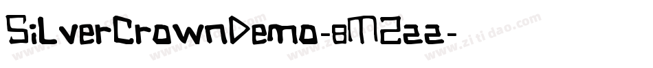 SilverCrownDemo-8MZzz字体转换