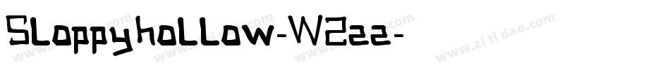 Sloppyhollow-WZzz字体转换