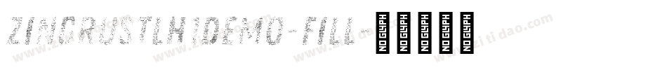 ZingRustLH1Demo-Fill字体转换 ZingRustLH1Demo-Fill字体转换