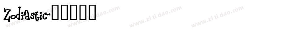 Zodiastic字体转换