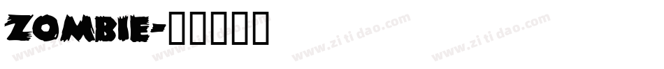 ZOMBIE字体转换